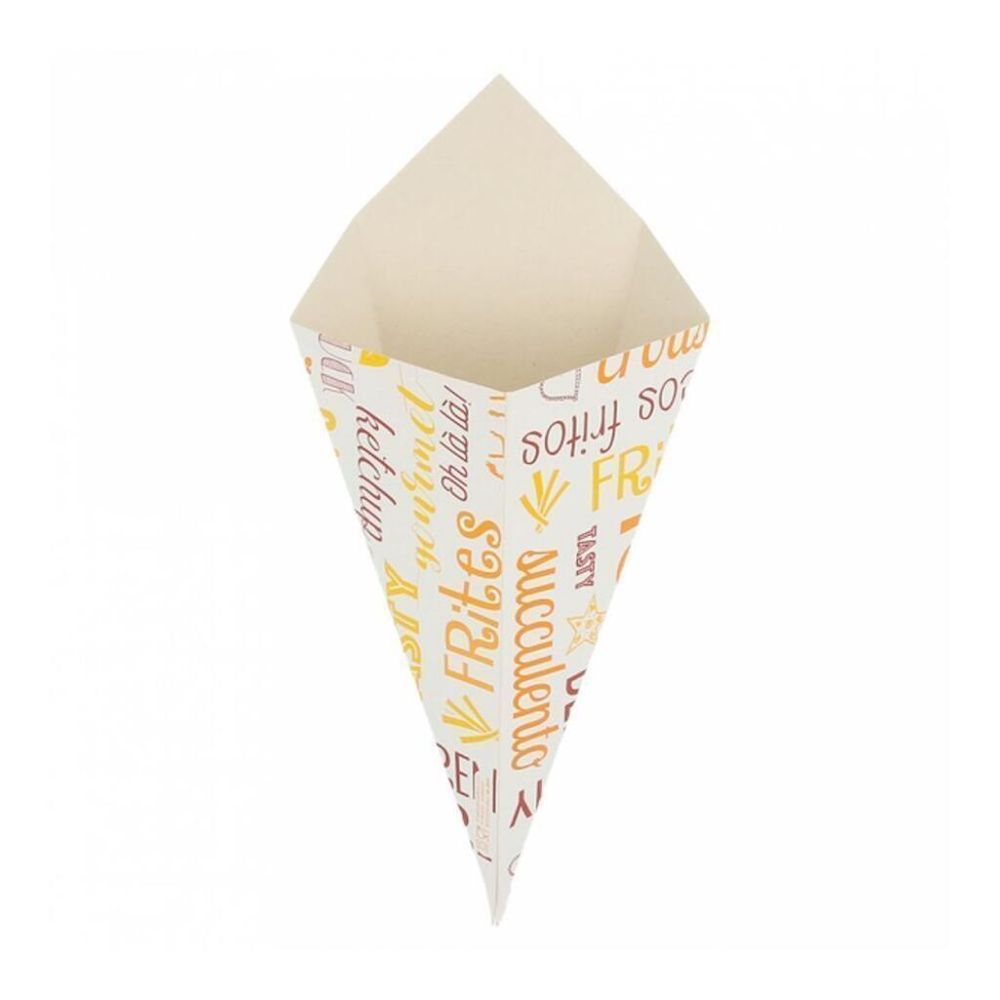 Кулек для фри/снеков   100 г, 22*12,5 см, 200 шт/уп, картон, Garcia de PouИспания