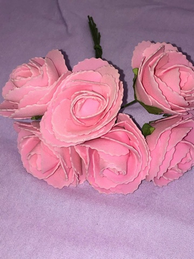 Цветы розы фоам 5см (1шт)