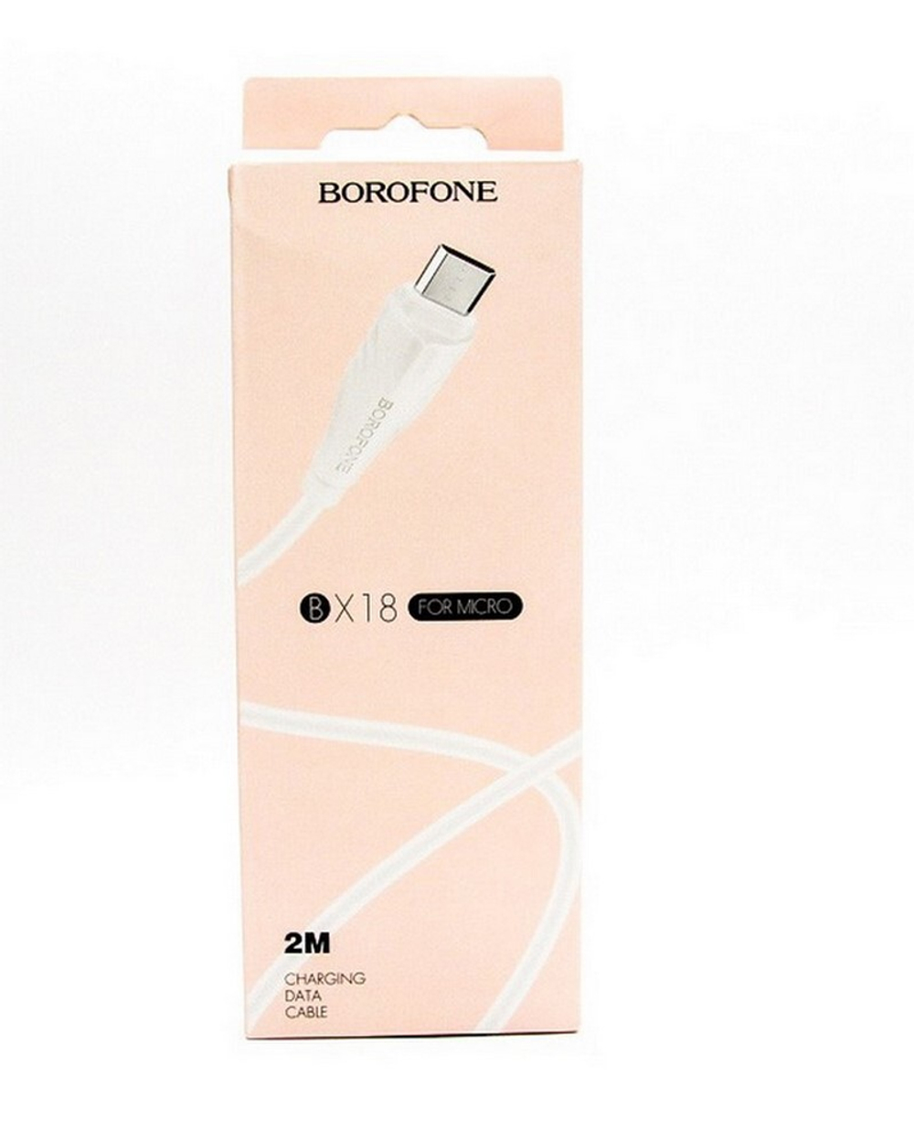 Кабель USB - Micro BOROFONE BX18 (белый) 1м