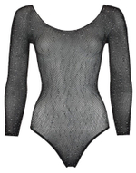 Пикантное боди со стразами