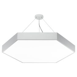 Светильник LED ЭРА Geometria SPO-122-W-40K-066 Hexagon 66Вт 4000К 5300Лм 800*800*80 белый подвесной драйвер внутри