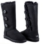 Угги Bailey Button Triplet Black