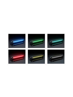 Светодиодная фара водительского света AURORA 152 мм 30W LED с RGB подсветкой