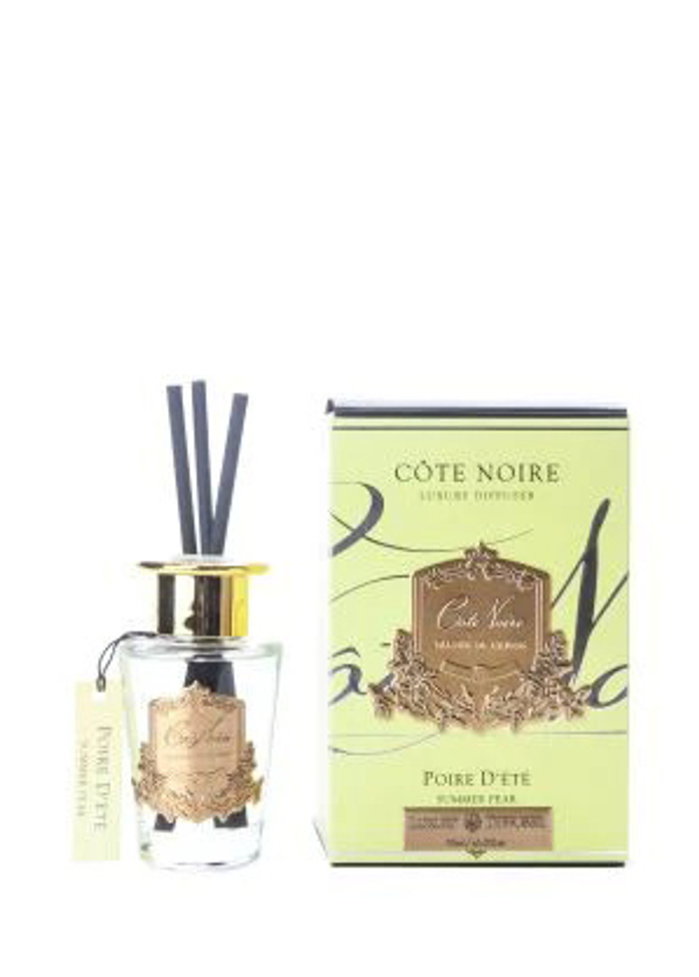 Диффузоры Диффузор POIRE D'ETE Cote Noire Прозрачный / Золотой