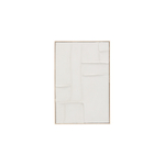 Klis Картина на льне с белым рельефным элементом 60 х 90 см