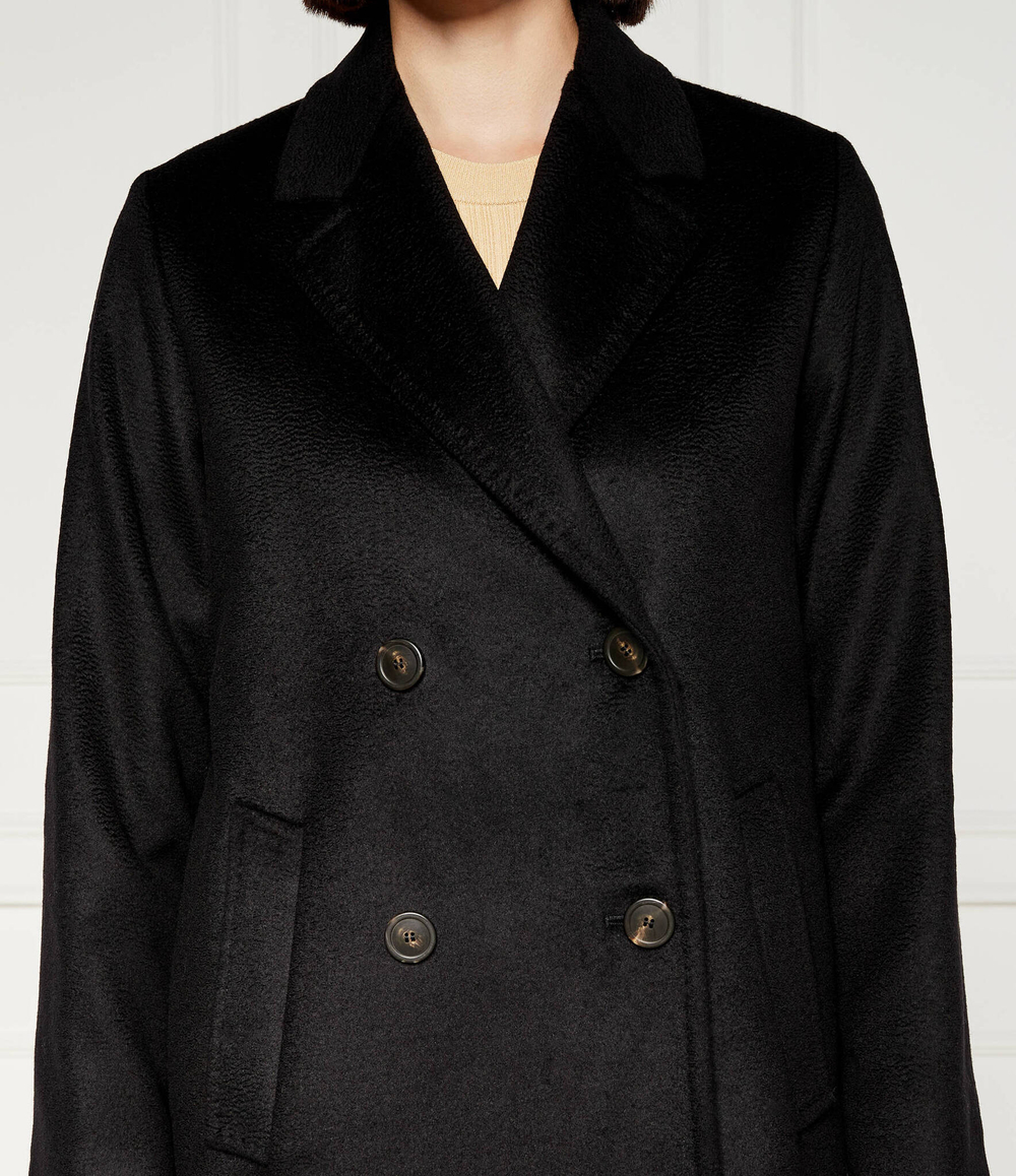 Хлопковое пальто Weekend MaxMara - черный(250160526)