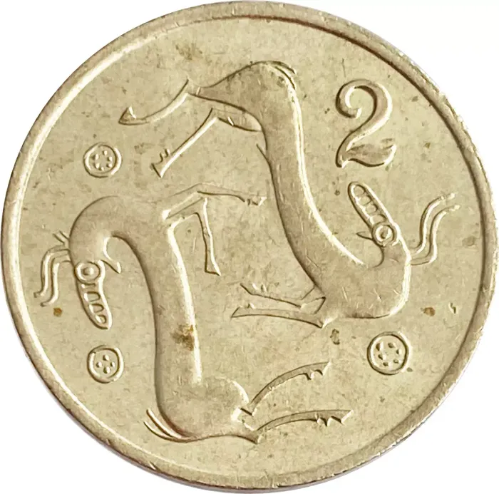 2 цента 1983 Кипр