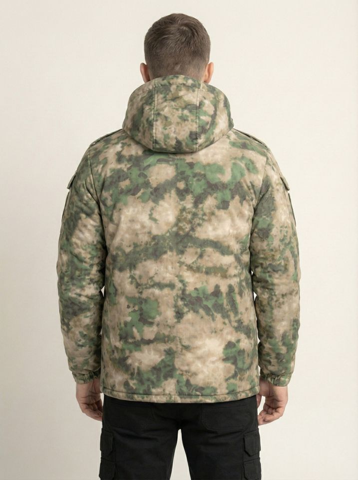 Бушлат Росгвардия зимний зелёный мох (фольга/мембрана/холофайбер)