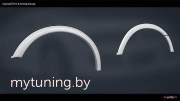 Расширители арок для Mitsubishi Galant 8