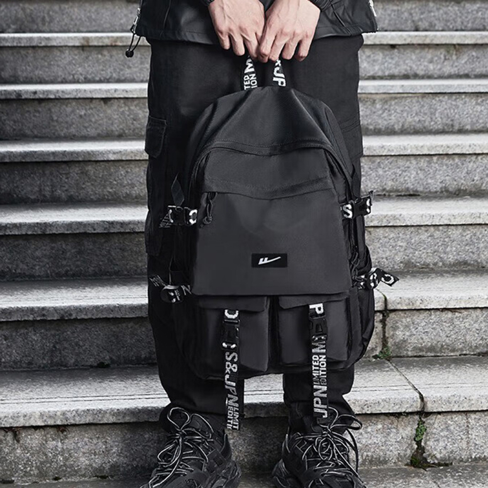 Warrior Oxford Backpack Large Unisex Black