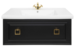 Тумба подвесная под раковину ADEL C100 арт. TS-ADL100C-C-B Черный