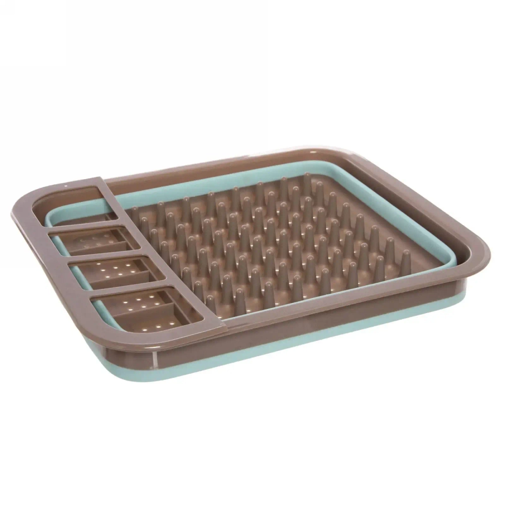 Сушилка для посуды пластиковая «DANNY HOME» 36*30,5см кофейная