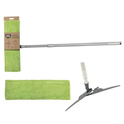 Швабра-флеттер для всех типов полов (микрофибра бархат) ЭКО телескоп, 1шт. Master FRESH
