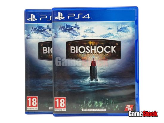 PS4 BioShock: The Collection (Б/У, Английская версия, CUSA-03985/CUSA-03986)