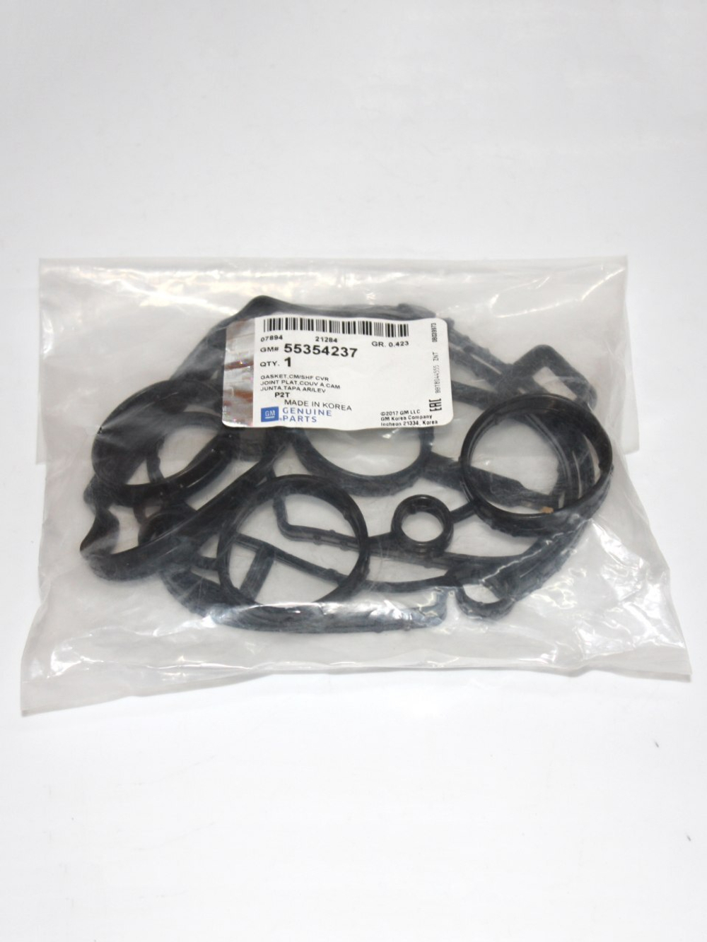 Прокладка клапанной крышки 55354237 GM для Chevrolet Cruze, Orlando, Aveo