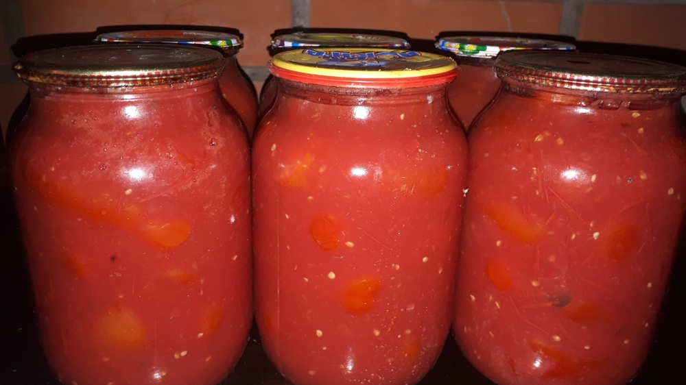 Томаты в собственном соку
