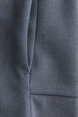 H&M Спортивная толстовка DryMove™ с капюшоном и застежкой-молнией, пыльно-голубой