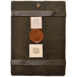 Сергий Радонежский. Афонская икона под старину с мощевиком.