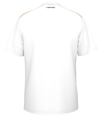 Футболка для мальчика теннисная Head Boys Topspin - белый