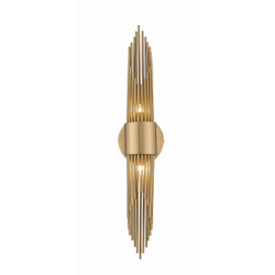 Настенный светильник W68069-2 ant.brass