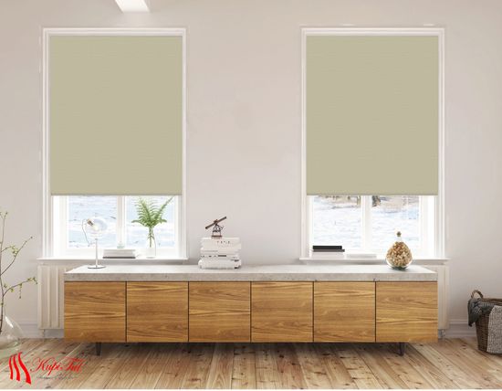 Рулонная штора Миллениум (серо-бежевый)