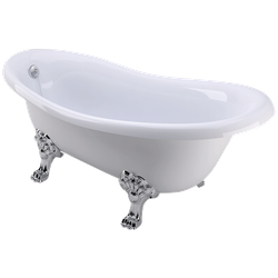 Ванна Migliore Bella на лапах "MIGLIORE" хром 170х80см  24624