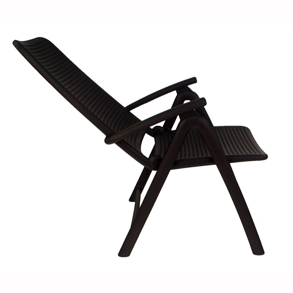 Кресло пластиковое складное, Nardi Darsena, кофе