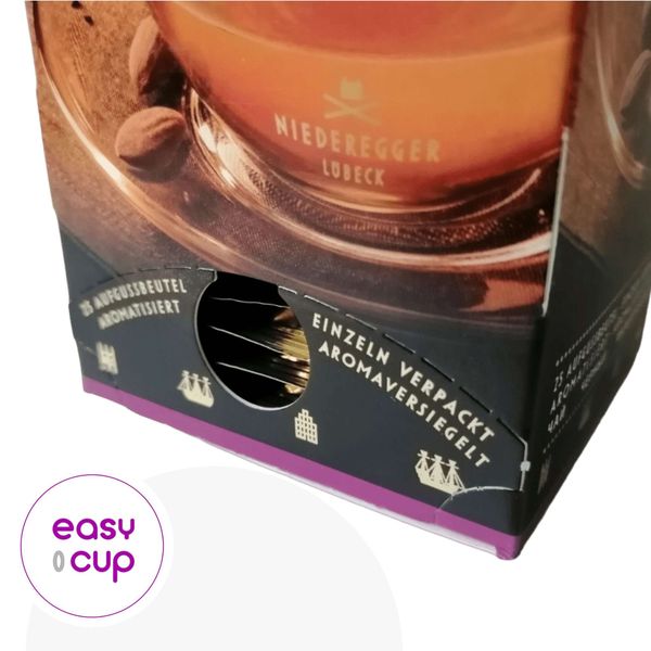 Марципановый чёрный чай Niederegger marzipan schwarztee в пакетиках, 25 шт.