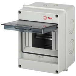 Корпус пластиковый навесной ЭРА SIMPLE КМПн-5 IP65 серый | Шкафы, корпуса, боксы и принадлежности к ним