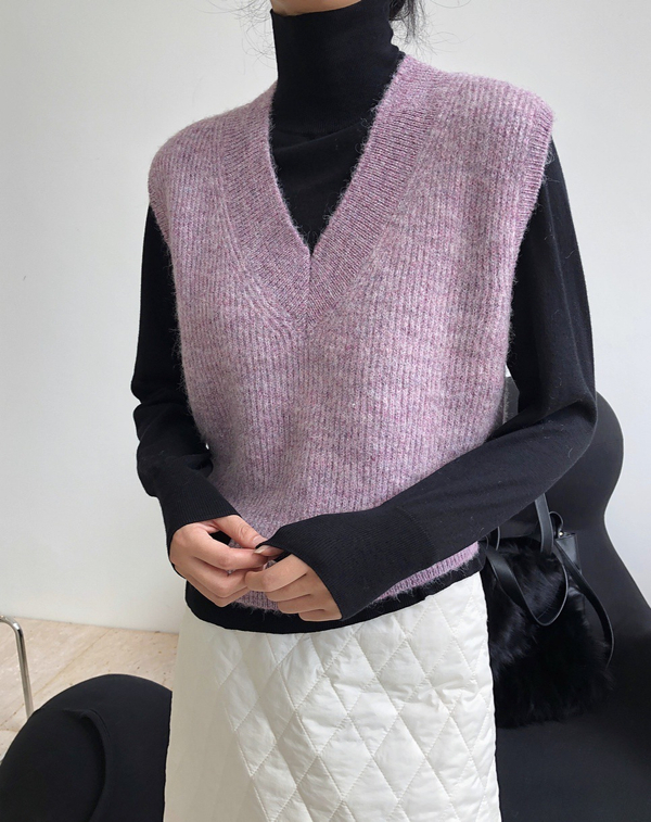 Жилет с v-образным вырезом