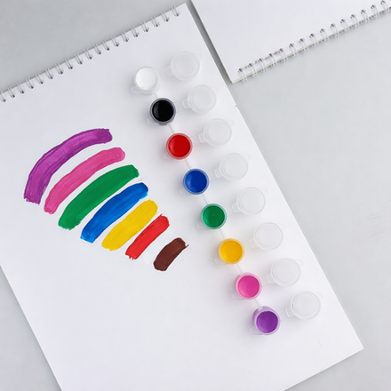 Набор акриловых красок 8 цветов*3 мл (арт. K015)