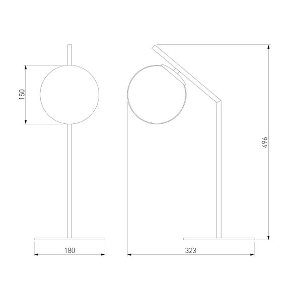 Настольная лампа Eurosvet Frost 01082/1 хром