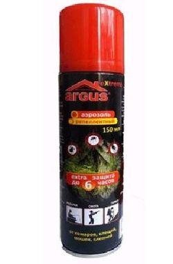 Аэрозоль Аргус от комаров/мошек/клещей 150мл (на кожу)