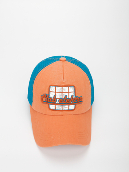 Бейсболка Snapp Clab electro (оранжевый/бирюзовый)
