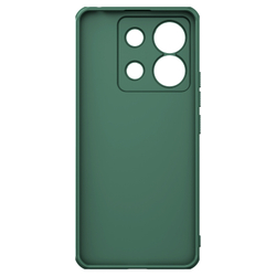 Усиленный чехол зеленого цвета (Deep Green) от Nillkin для Xiaomi Redmi Note 13 Pro 5G и Poco X6 5G, серия Super Frosted Shield Pro