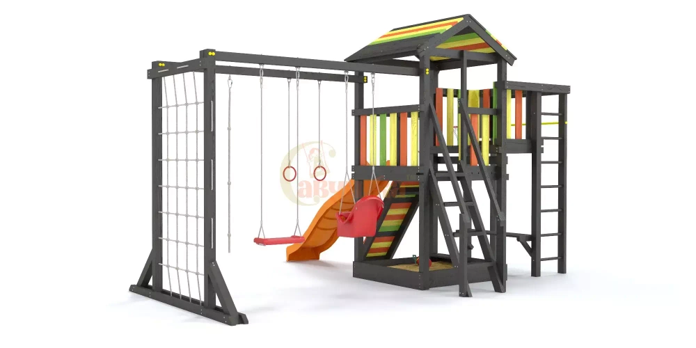 Детский игровой комплекс Савушка "Мастер" - 4 (orange)