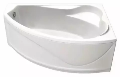 Акриловая ванна Bas Николь 170х100 R без слива-перелива