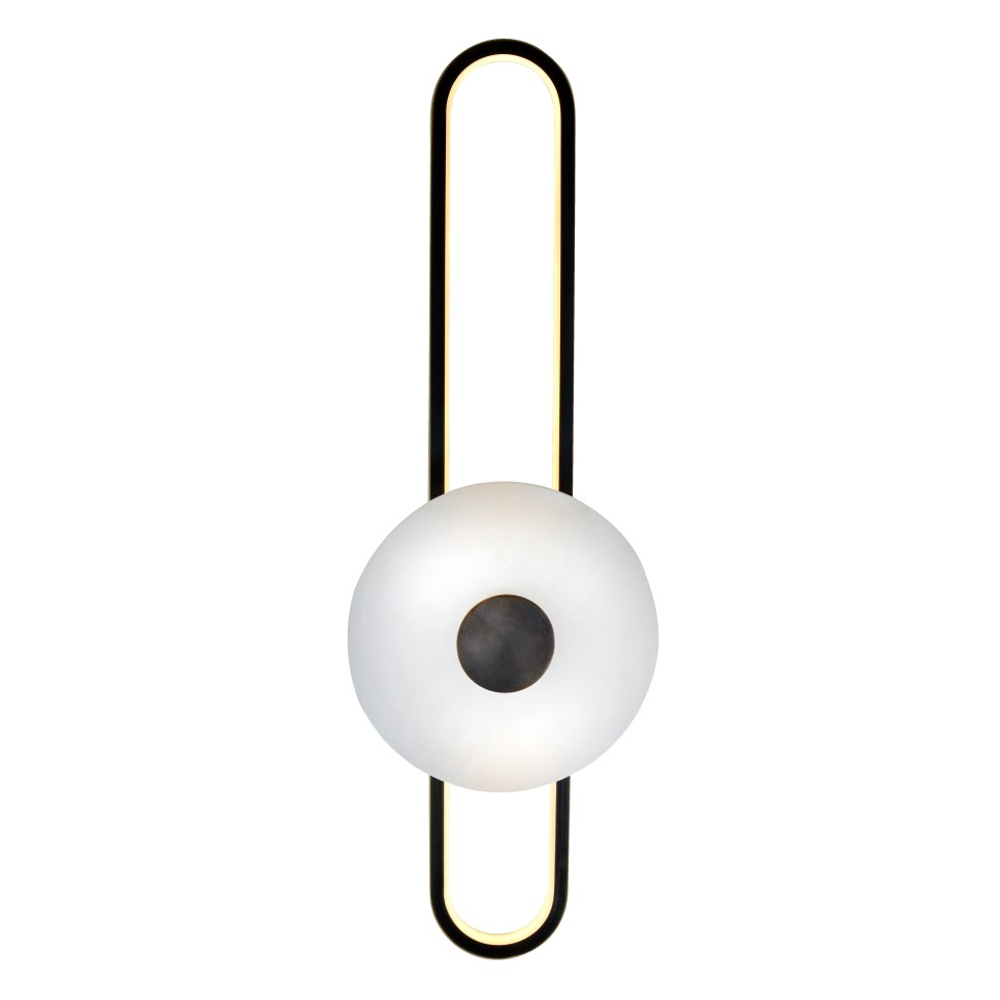 Настенный светильник Belfast Ravenhill 2276 33W 80 BL MB Черный / Камень