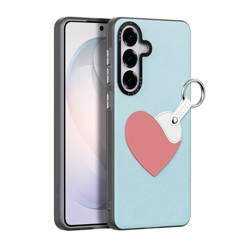 Чехол синего цвета (Sky Blue) для Samsung Galaxy S26+ Плюс, серия Luvy Series Case (со съемным ремешком) от Dux Ducis