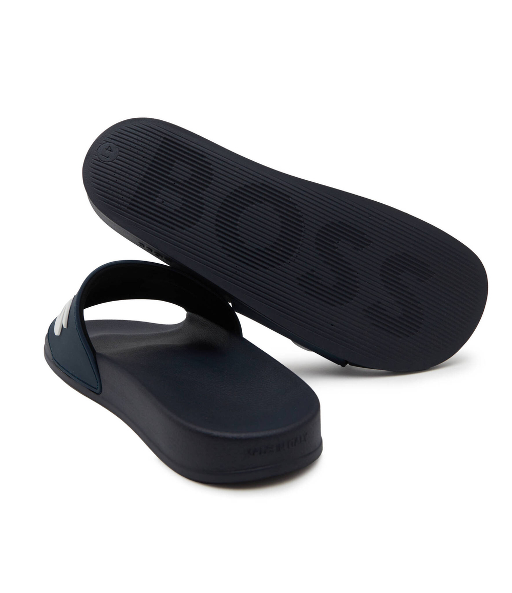 Шлепанцы Kirk Slid rblg N BOSS BLACK - темно-синий(50498241)