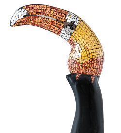 Decor and Gift 23-005-03 Статуэтка «Тукан» дерево+стекл.мозаика 80 см