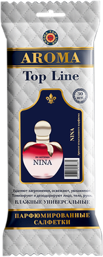 Салфетки влажные универсальные парфюмированные №12 Nina ricci nina