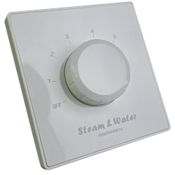 Настенный регулятор громкости звука настенный Steam&water SOUND CONTROL White 230 (Цвет белый, 5 уровней громкости, 4-8 Ом, 30W)