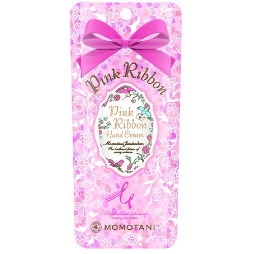 Крем для рук с цветочными экстрактами Momotani Pink Ribbon Hand Cream 30г