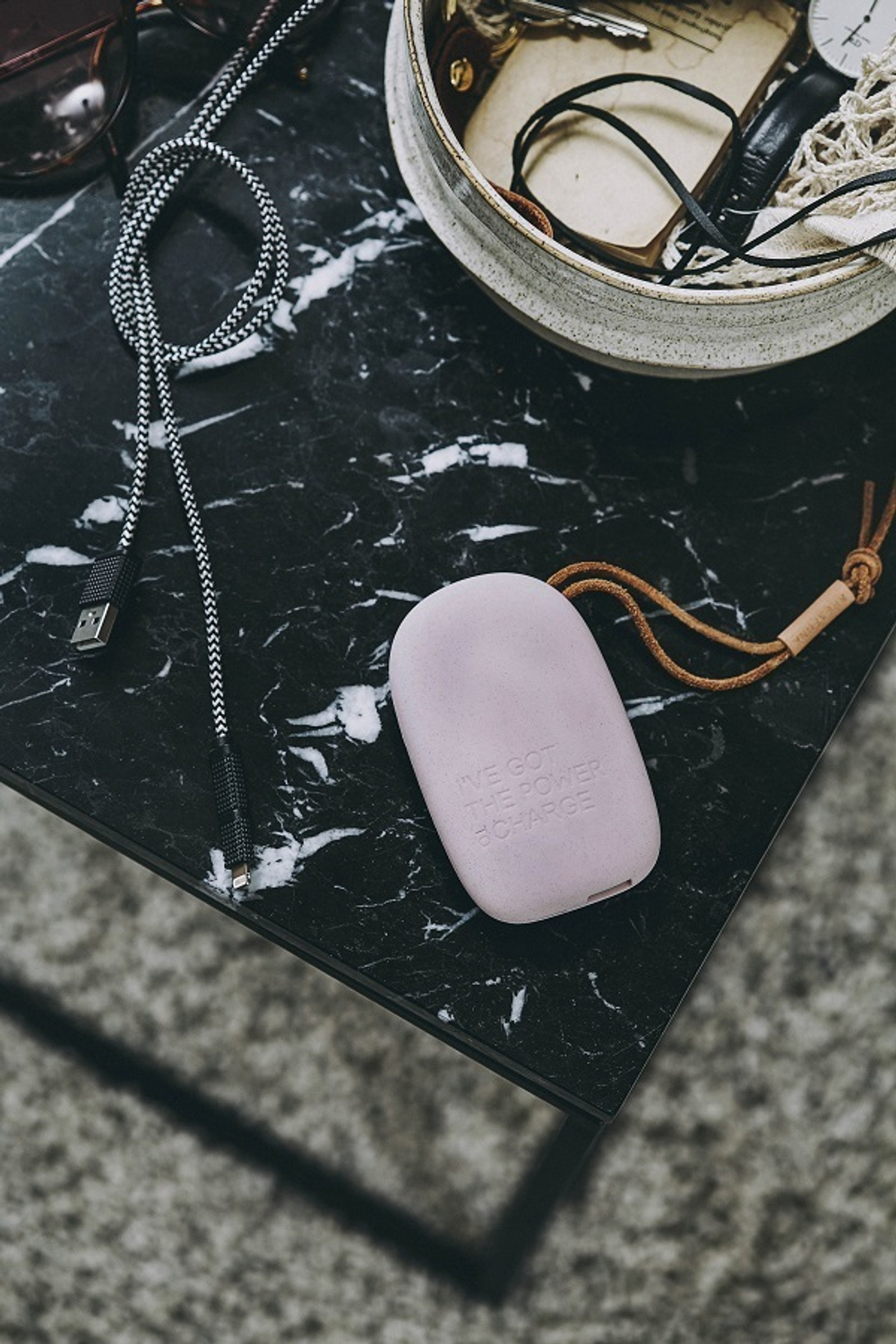 Аккумулятор внешний tocharge, светло-розовый