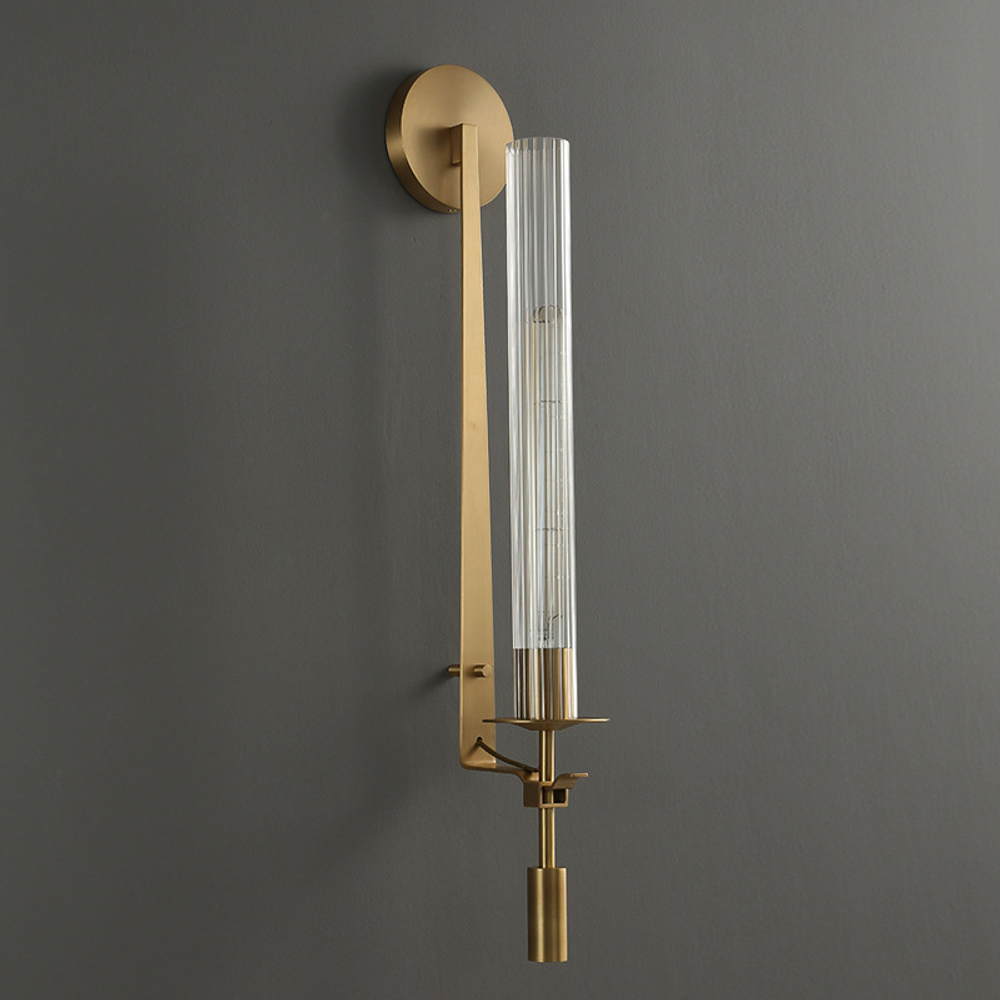 Настенный светильник 88043W brass
