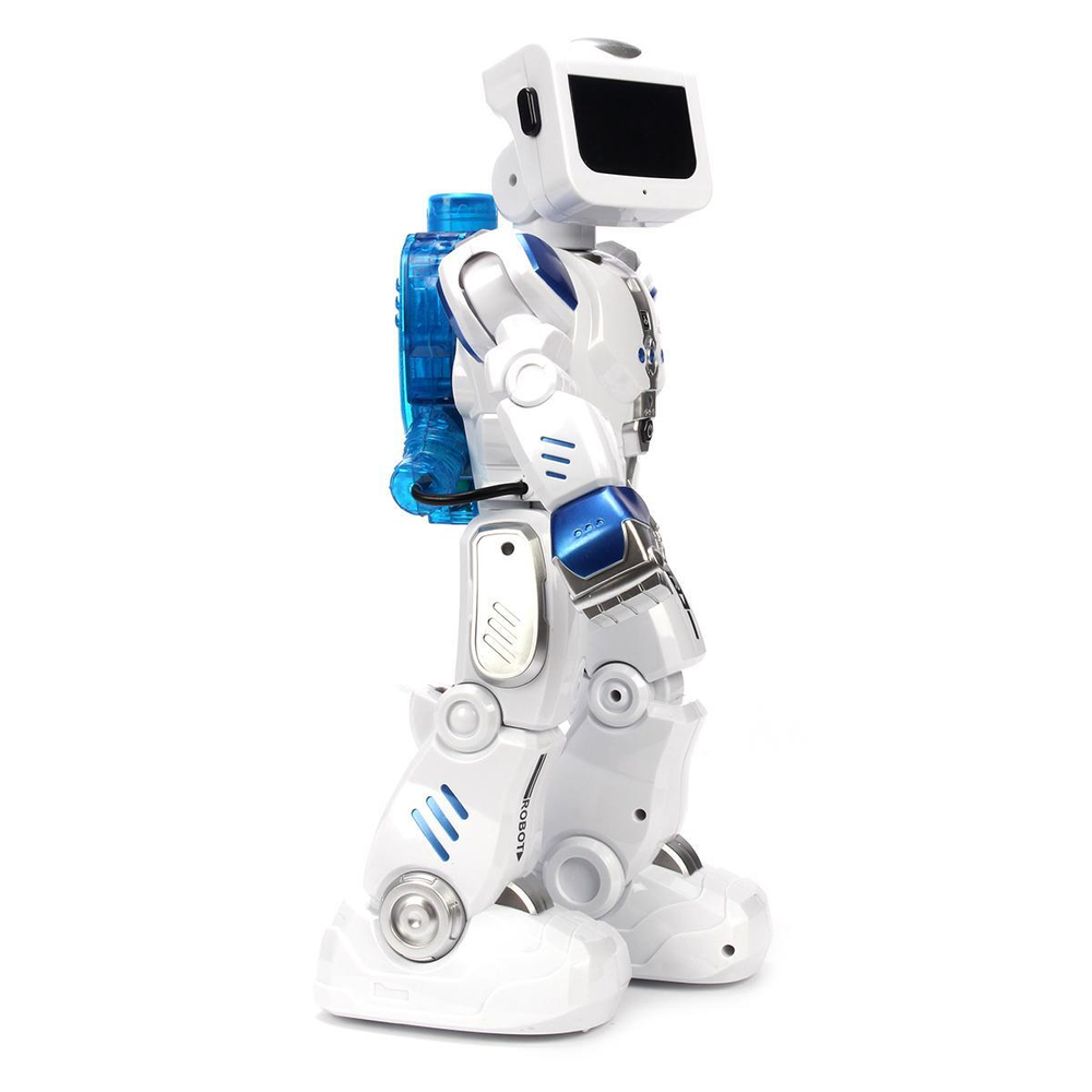 Робот на РУ (рус.озвуч, програм-ся, движется во всех напр-х, конвертор энергии), кор