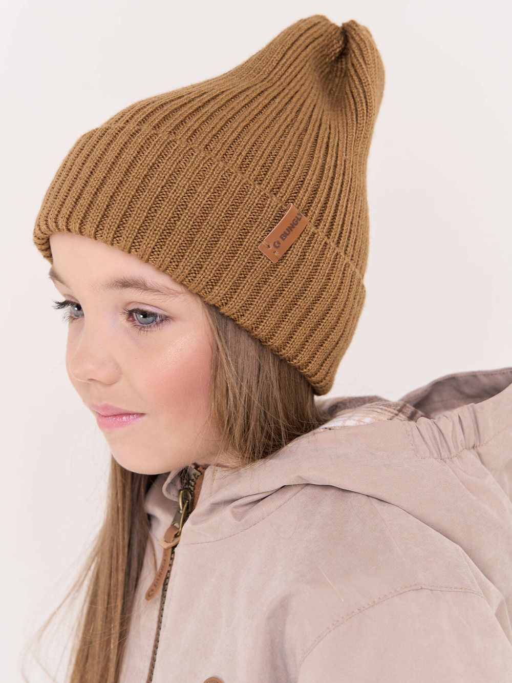 Шапка тыква из смесовой шерсти однослойная "Фундук"