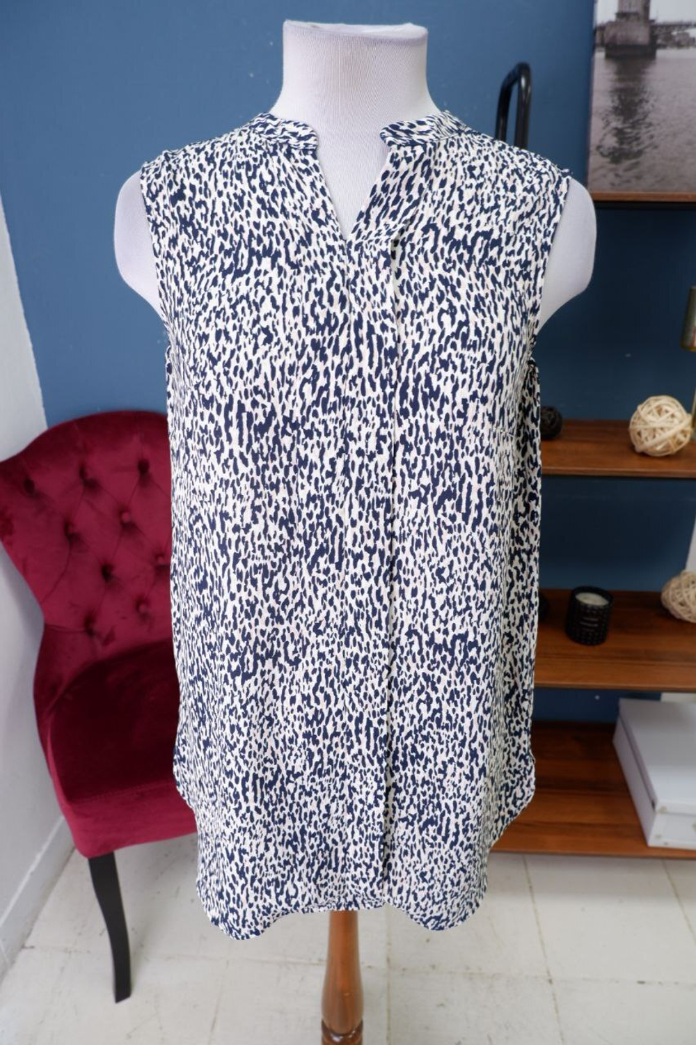 Блузка H&M без рукавов 40 размер