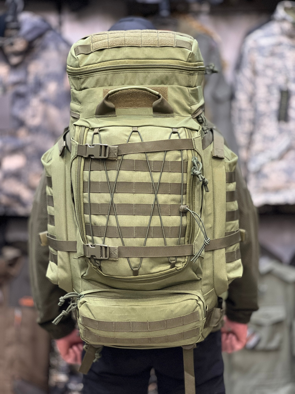 Рюкзак рейдовый 7.62, 100 л, Олива